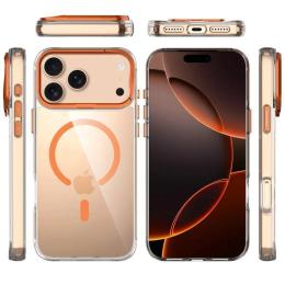 Чохол-накладка EpiK TPU Space Case Apex with MagSafe для Apple iPhone 17 Pro (6.3) Papaya