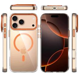 Чохол-накладка EpiK TPU Space Case Apex with MagSafe для Apple iPhone 17 Pro Max (6.9) Papaya