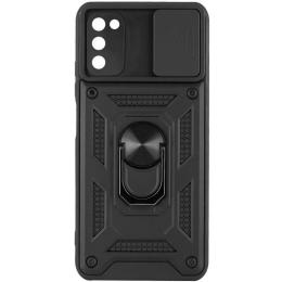 Чохол-накладка Ummi Camshield Serge Ring для Samsung Galaxy A03s Black