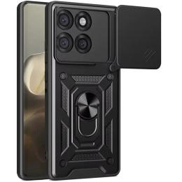 Чохол-накладка Ummi Camshield Serge Ring для Motorola Edge 60 Pro Black