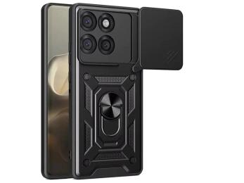 Чохол-накладка Ummi Camshield Serge Ring для Motorola Edge 70 Black