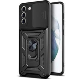Чохол-накладка Ummi Camshield Serge Ring для Samsung Galaxy S21 Black