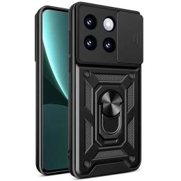 Чохол-накладка Ummi Camshield Serge Ring для Xiaomi 14 Black