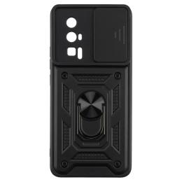 Чохол-накладка Ummi Camshield Serge Ring для Xiaomi Poco F5 Pro/Redmi K60/K60 Pro Black