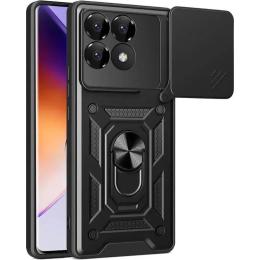 Чохол-накладка Ummi Camshield Serge Ring для Xiaomi Poco F6 Pro Black