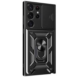 Чохол-накладка Ummi Camshield Serge Ring для Samsung Galaxy S23 Ultra Black