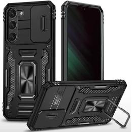 Чохол-накладка Ummi Camshield Serge Ring для Samsung Galaxy S23 Plus Black