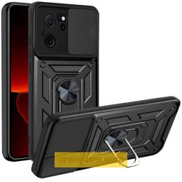 Чохол-накладка Ummi Camshield Serge Ring для Xiaomi Poco X5 Pro 5G/Redmi Note 12 Pro 5G Black