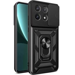 Чохол-накладка Ummi Camshield Serge Ring для Xiaomi Poco X6/Note 13 Pro 5G Black