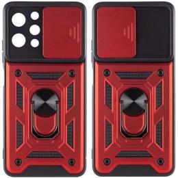 Чохол-накладка Ummi Camshield Serge Ring для Xiaomi Redmi 12/Poco M6 Pro 5G Red