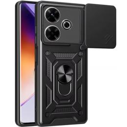Чохол-накладка Ummi Camshield Serge Ring для Xiaomi Redmi 13 4G/Poco M6 4G Black