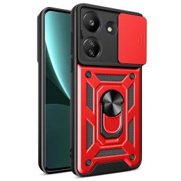 Чохол-накладка Ummi Camshield Serge Ring для Xiaomi Redmi 13C/Poco C65 Red