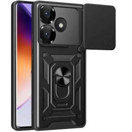 Чохол-накладка Ummi Camshield Serge Ring для Xiaomi Poco F6 Black