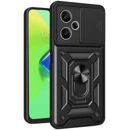 Чохол-накладка Ummi Camshield Serge Ring для Xiaomi Poco M6 Pro 5G Black