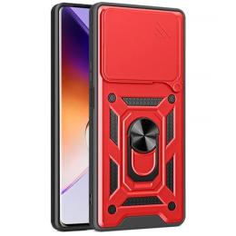 Чохол-накладка Ummi Camshield Serge Ring для Xiaomi Poco M7 Pro 5G Red