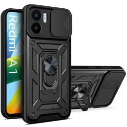 Чохол-накладка Ummi Camshield Serge Ring для Xiaomi Redmi A1 Plus/A2 Plus Black