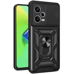 Чохол-накладка Ummi Camshield Serge Ring для Xiaomi Redmi Note 12 Pro Plus 5G Black