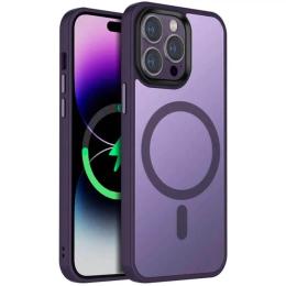Чохол-накладка Ummi Colorful with MagSafe для Apple iPhone 15 Pro (6.1) Dark Purple