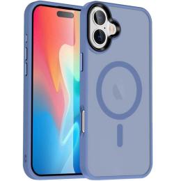 Чохол-накладка Ummi Colorful with MagSafe для Apple iPhone 16 Plus (6.7) Sierra Blue