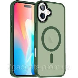 Чохол-накладка Ummi Colorful with MagSafe для Apple iPhone 16 Plus (6.7) Green