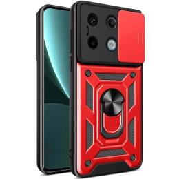 Чохол-накладка Ummi Camshield Serge Ring для Xiaomi Redmi Note 13 Pro 4G/14s/Poco M6 Pro 4G Red