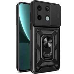 Чохол-накладка Ummi Camshield Serge Ring для Xiaomi Redmi Note 13 Pro 4G/14s/Poco M6 Pro 4G Black