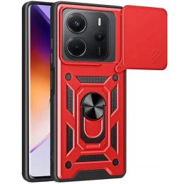 Чохол-накладка Ummi Camshield Serge Ring для Xiaomi Redmi Note 14 4G Red