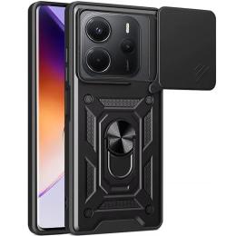 Чохол-накладка Ummi Camshield Serge Ring для Xiaomi Redmi Note 14 4G Black
