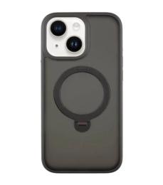 Чохол-накладка Ummi Colorful with MagSafe HQ Ring для Apple iPhone 15 (6.1) Black