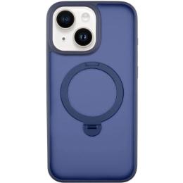 Чохол-накладка Ummi Colorful with MagSafe HQ Ring для Apple iPhone 15 (6.1) Dark Blue