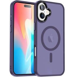 Чохол-накладка Ummi Colorful with MagSafe для Apple iPhone 16 Plus (6.7) Dark Purple