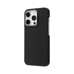Чохол-накладка Proove Carbon Slim with Magnetic Ring для Apple iPhone 16 Pro Max Black (full side)