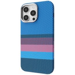 Чохол-накладка Proove Gleam Case with Magnetic Ring для Apple iPhone 13 Pro Max Picture Blue Stripes