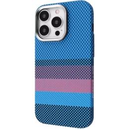 Чохол-накладка Proove Gleam Case with Magnetic Ring для Apple iPhone 13 Pro Picture Blue Stripes