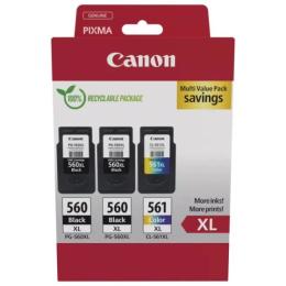 Картридж для принтера Canon PG-560/CL-561 XL 2xBK + Color, Multipack (3712C009)