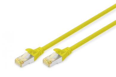Патч-корд Digitus 1м, CAT 6a S-FTP, AWG 26/7, Cu, LSZH Yellow (DK-1644-A-010/Y)