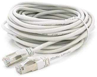 Патч-корд Merlion FTP, RJ45, Cat.5e, 10m, CU, Q200 Gray (PCM-CU-5E/10G)