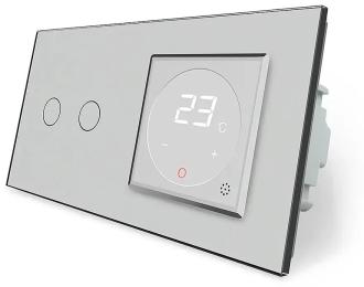 Терморегулятор LIVOLO VL-C7FC2/FCQ1-4IP Gray