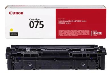 Картридж для принтера Canon 075Y MF664Cdw/MF667Cdw/LBP646Cdw/LBP647Cdw Yellow (6362C002)