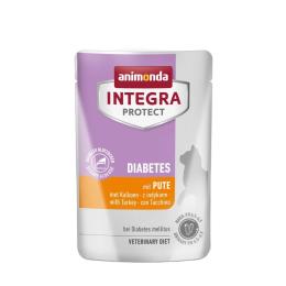 Корм ветеринарний вологий Animonda Integra Protect Diabetes with Turkey для котів при діабеті з індичкою пауч 85г (86718IPR)