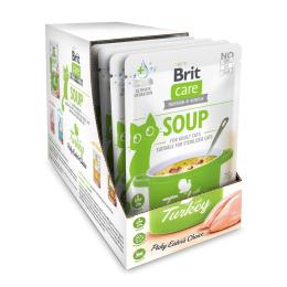 НАБІР Корм вологий Brit Care Soup Turkey д/котів суп з індичкою 75 г 15 шт (101057_набір)