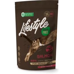 Сухий корм для кішок Natures Protection Lifestyle Grain Free Salmon Senior Cat 400 г (NPLS45955)