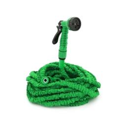 Шланг для поливу Voltronic 15-45м/150ft + розпилювач, насадка на кран, Blue/Green, Box (Garden hose 15-45)