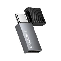 Картрідер Essager USB-C + USB-A to Micro SD Black (EDKTF-QW0G-P)