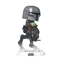 Колекційна фігурка Funko POP! Rides Мандалорець і Ґроґу  -  МАНДО З ҐРОҐУ НА ВСЮДИХОДІ (90812)