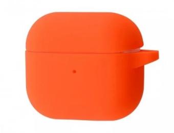 Чохол для навушників Infinity NN AirPods 3 Silicone Case New with Carbine Orange