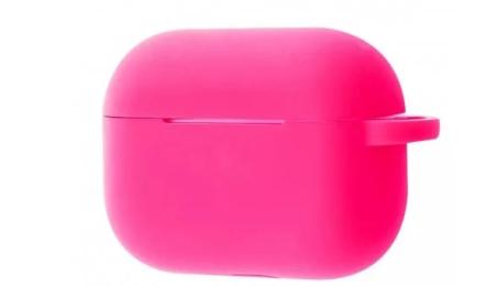 Чохол для навушників Infinity NN AirPods Pro Shock Proof Case with Carbine Bright Pink