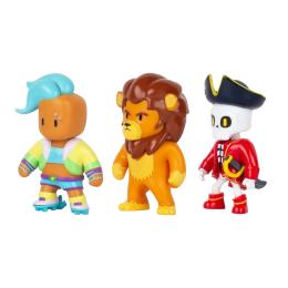Колекційна фігурка Stumble Guys ВЕЛОЦИТ, ЛЕОНІДАС, КАПІТАН НОХАРТ набір 3 фігурки, 6 cm (SG2020-2)