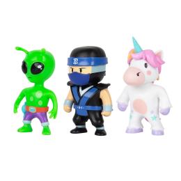 Колекційна фігурка Stumble Guys НІНДЗЯ КАЙ, СПРІНКЛС, ПРИБУЛЕЦЬ набір 3 фігурки, 6 cm (SG2020-5)