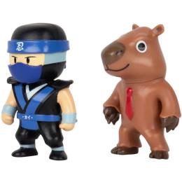 Колекційна фігурка Stumble Guys НІНДЗЯ КАЙ І КАПІБАРА набір 2 фігурки, 6 cm (SG2015-9)